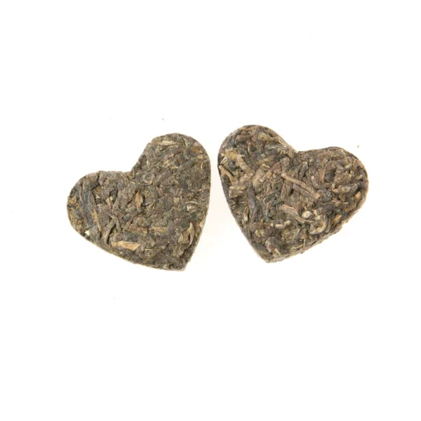 Romeo & Juliet  Heart shaped green tea brick
